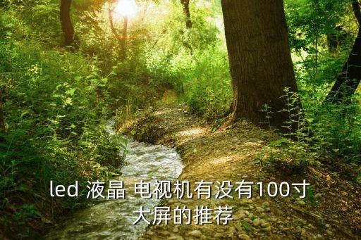 led 液晶 電視機有沒有100寸 大屏的推薦
