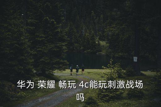 華為 榮耀 暢玩 4c能玩刺激戰場嗎