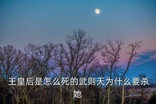王皇后,武惠妃誣陷皇后實(shí)施巫蠱之術(shù)唐朝皇后被打入冷宮