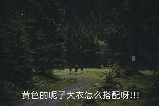  黃色的呢子大衣怎么搭配呀!!!