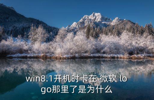 win8.1開機時卡在 微軟 logo那里了是為什么