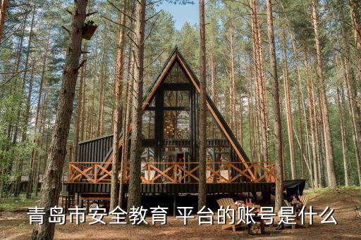  青島市安全教育 平臺的賬號是什么