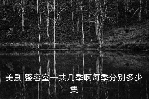美劇 整容室一共幾季啊每季分別多少集