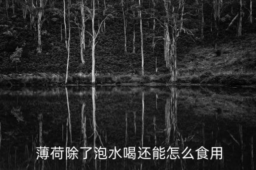  薄荷除了泡水喝還能怎么食用