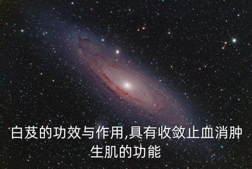 白芨的作用,白的功效與作用有哪些?