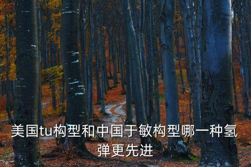 美國tu構型和中國于敏構型哪一種氫彈更先進