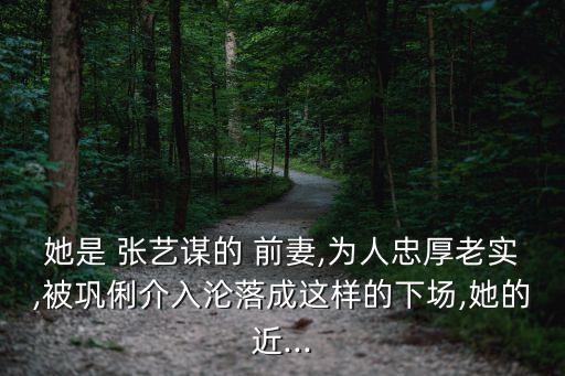 張藝謀前妻,為何不和前妻復婚?張藝謀:他有四個孩子還有岳父岳母需要盡孝