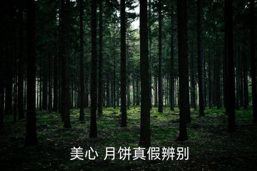  美心 月餅真假辨別