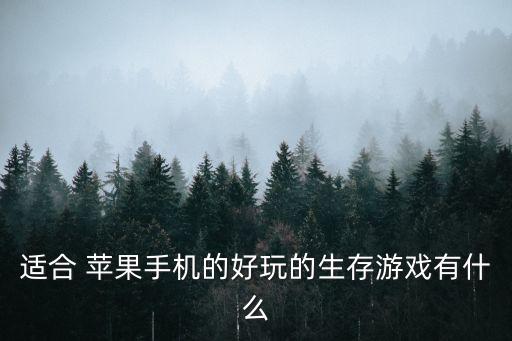 蘋果手機游戲推薦,蘋果手機有哪些好玩的游戲?