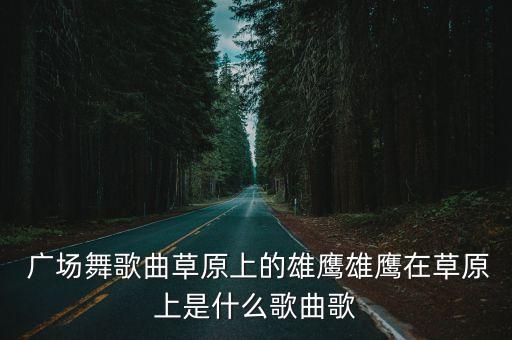  廣場舞歌曲草原上的雄鷹雄鷹在草原上是什么歌曲歌