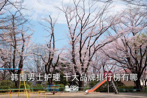  韓國男士護理 十大品牌排行榜有哪些