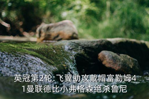  英冠第2輪:飛翼助攻戴帽富勒姆41曼聯德比小弗格森絕殺魯尼