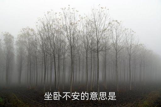 坐立不安的意思,坐針氈坐立不安考完試心安理得不安分