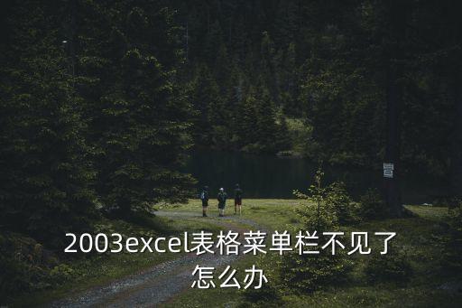 excel2003,20032003版excel表格未保存怎么恢復?