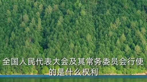 緊急立法權,人民代表大會行使下列職權