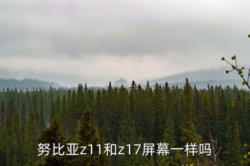努比亞z11和z17屏幕一樣嗎