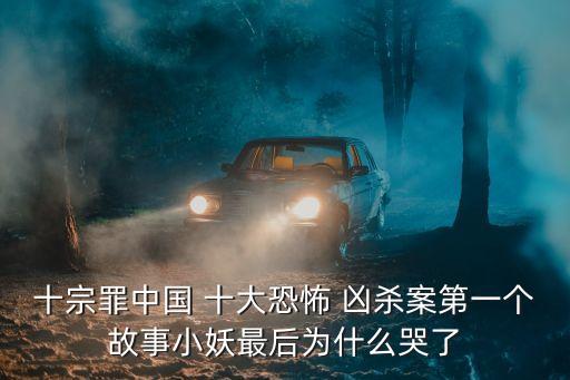 十宗罪中國 十大恐怖 兇殺案第一個故事小妖最后為什么哭了