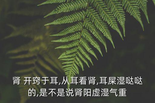 腎開竅于耳,《靈樞脈度》:腎氣通耳鼻和則耳聞五音