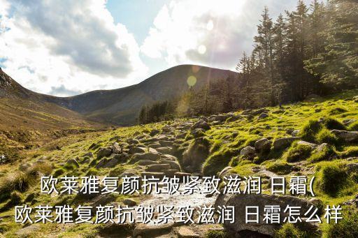  歐萊雅復顏抗皺緊致滋潤 日霜( 歐萊雅復顏抗皺緊致滋潤 日霜怎么樣