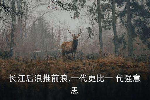 代強,一代更比一代強的成語有哪些?