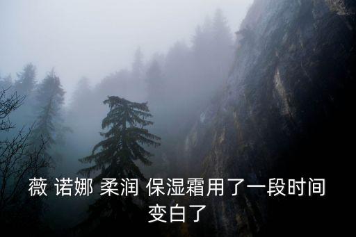 薇 諾娜 柔潤 保濕霜用了一段時間變白了