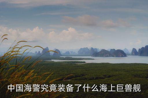 中國(guó)海警究竟裝備了什么海上巨獸艦