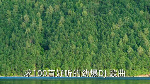 求100首好聽(tīng)的勁爆DJ 歌曲