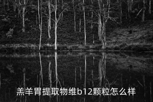 羔羊胃提取物維b12顆粒，羔羊胃提取物維b12顆粒怎么樣