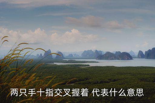 兩只手十指交叉握著 代表什么意思