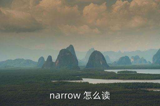 narrow 怎么讀