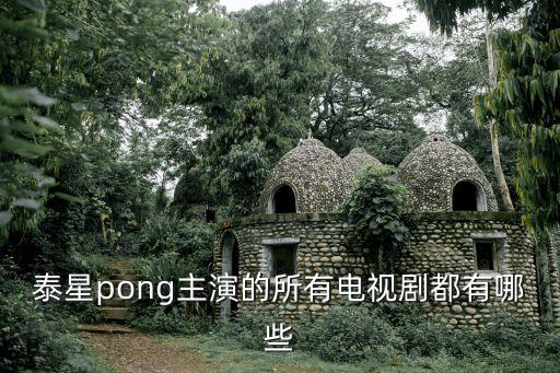 周梅森電視劇，泰星pong主演的所有電視劇都有哪些