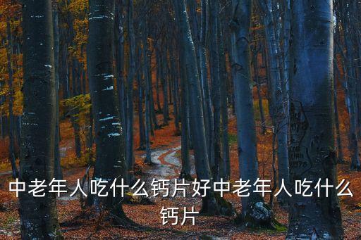 中老年人吃什么鈣片好中老年人吃什么鈣片