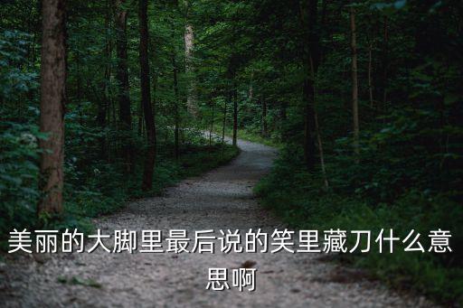 笑里藏刀的意思，綿里藏刀什么意思