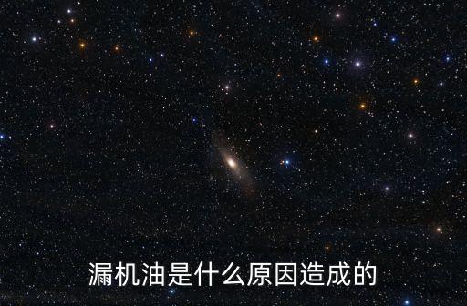 漏機(jī)油是什么原因，漏機(jī)油的原因在哪