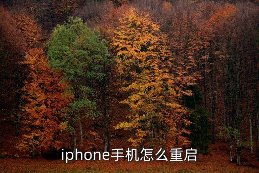 iphone手機(jī)怎么重啟