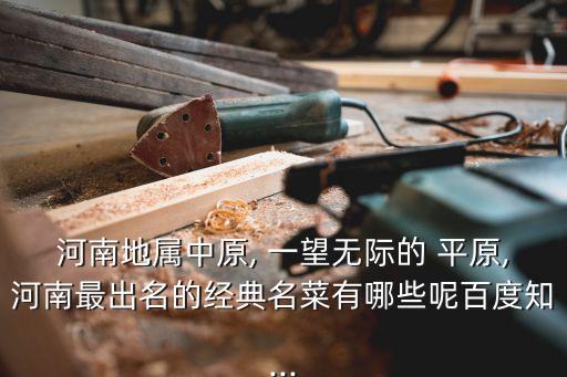 河南地屬中原, 一望無際的 平原,河南最出名的經(jīng)典名菜有哪些呢百度知...