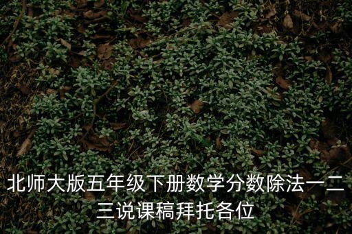 分數(shù)除法教案，分數(shù)的乘除法的教案