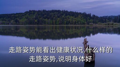  走路姿勢能看出健康狀況,什么樣的 走路姿勢,說明身體好