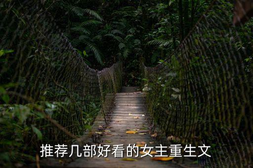 女主重生文，推薦幾部好看的女主重生文