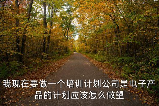 產(chǎn)品培訓(xùn)方案，我現(xiàn)在要做一個培訓(xùn)計(jì)劃公司是電子產(chǎn)品的計(jì)劃應(yīng)該怎么做望