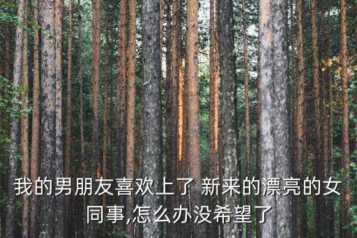 我的男朋友喜歡上了 新來的漂亮的女同事,怎么辦沒希望了