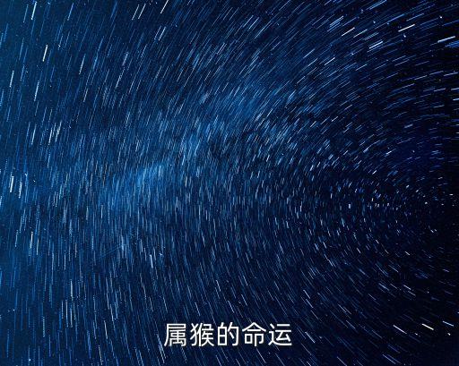 屬猴的命運