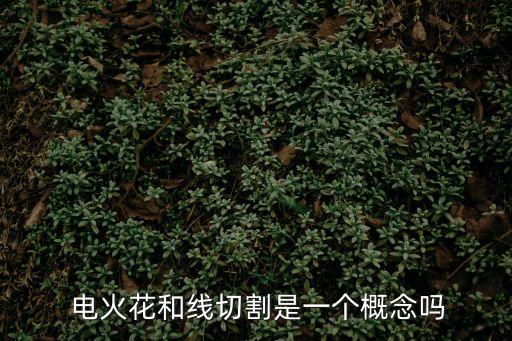 電火花,電火花和線切割是一個(gè)概念嗎?