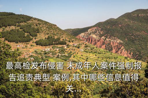 未成年犯罪案例,五件事導致未成年a人受到嚴重侵害