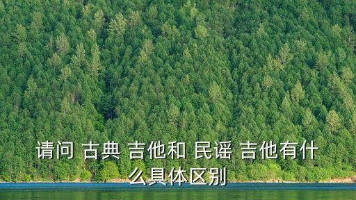 請問 古典 吉他和 民謠 吉他有什么具體區別