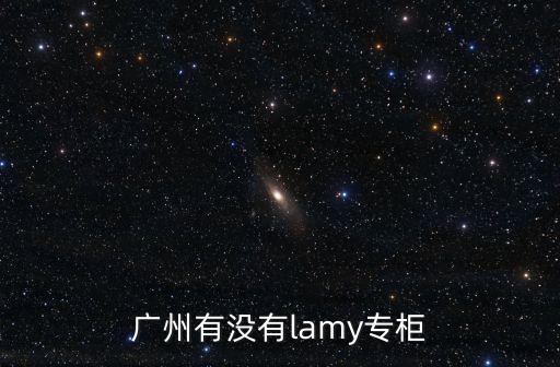 廣州有沒有l(wèi)amy專柜