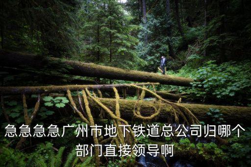 廣州地下鐵道總公司 董事長，急急急急廣州市地下鐵道總公司歸哪個部門直接領導啊