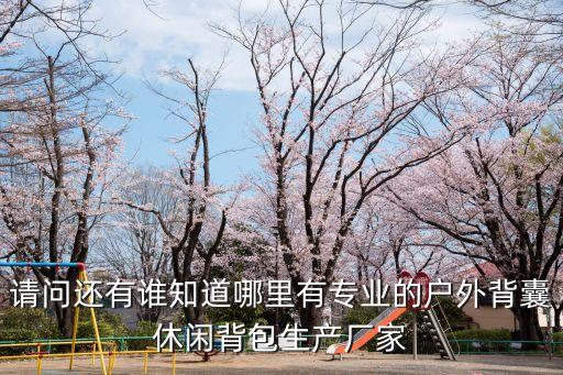 請問還有誰知道哪里有專業的戶外背囊休閑背包生產廠家
