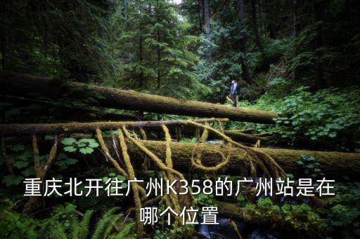 重慶北開往廣州K358的廣州站是在哪個位置