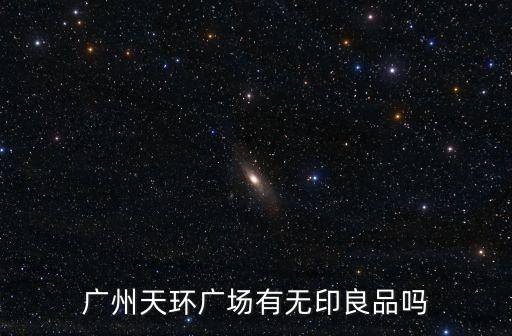 廣州天環廣場有無印良品嗎